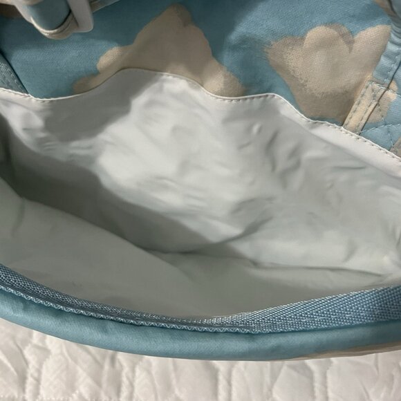 Nick & Nora Bag Clouds In A Blue Sky Weekender Tote w/Changing Pad RARE - Picture 12 of 15